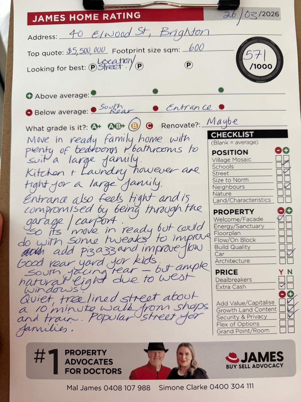 40 Elwood Street Brighton – James Buyer Advocates