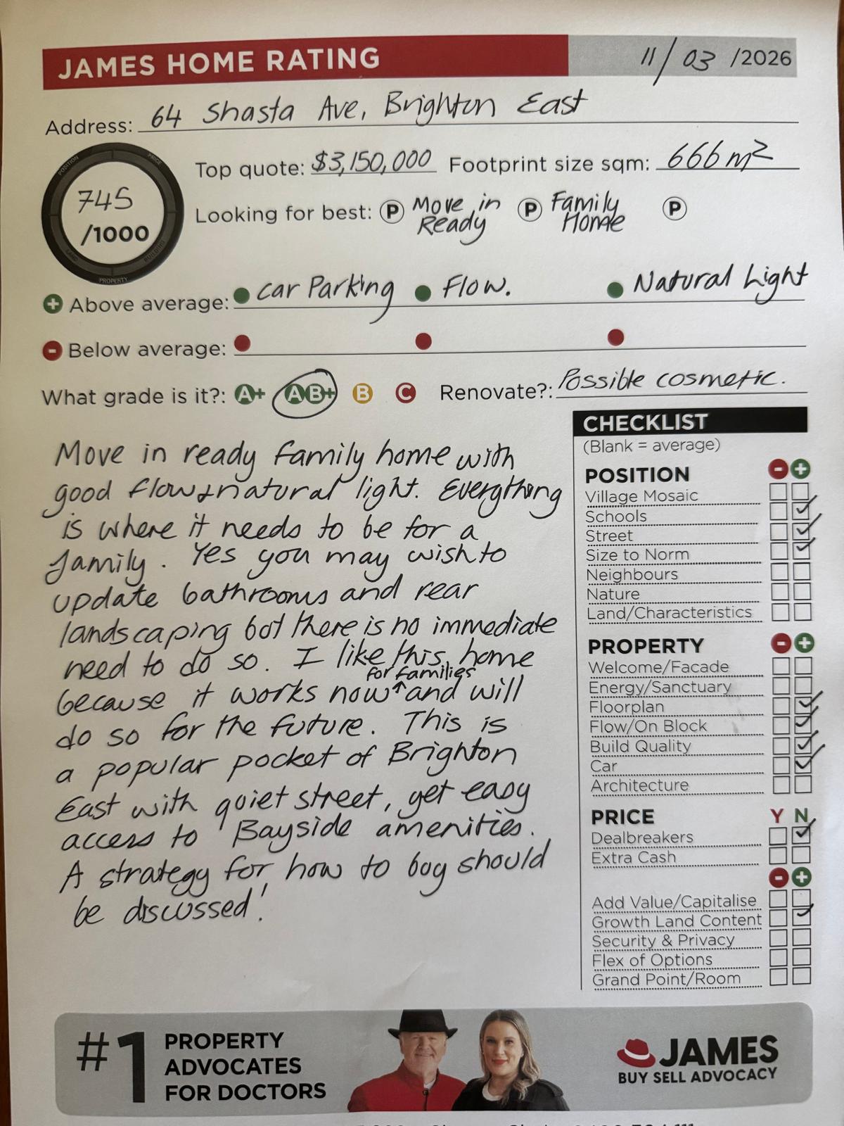 64 Shasta Avenue Brighton East – James Buyer Advocates