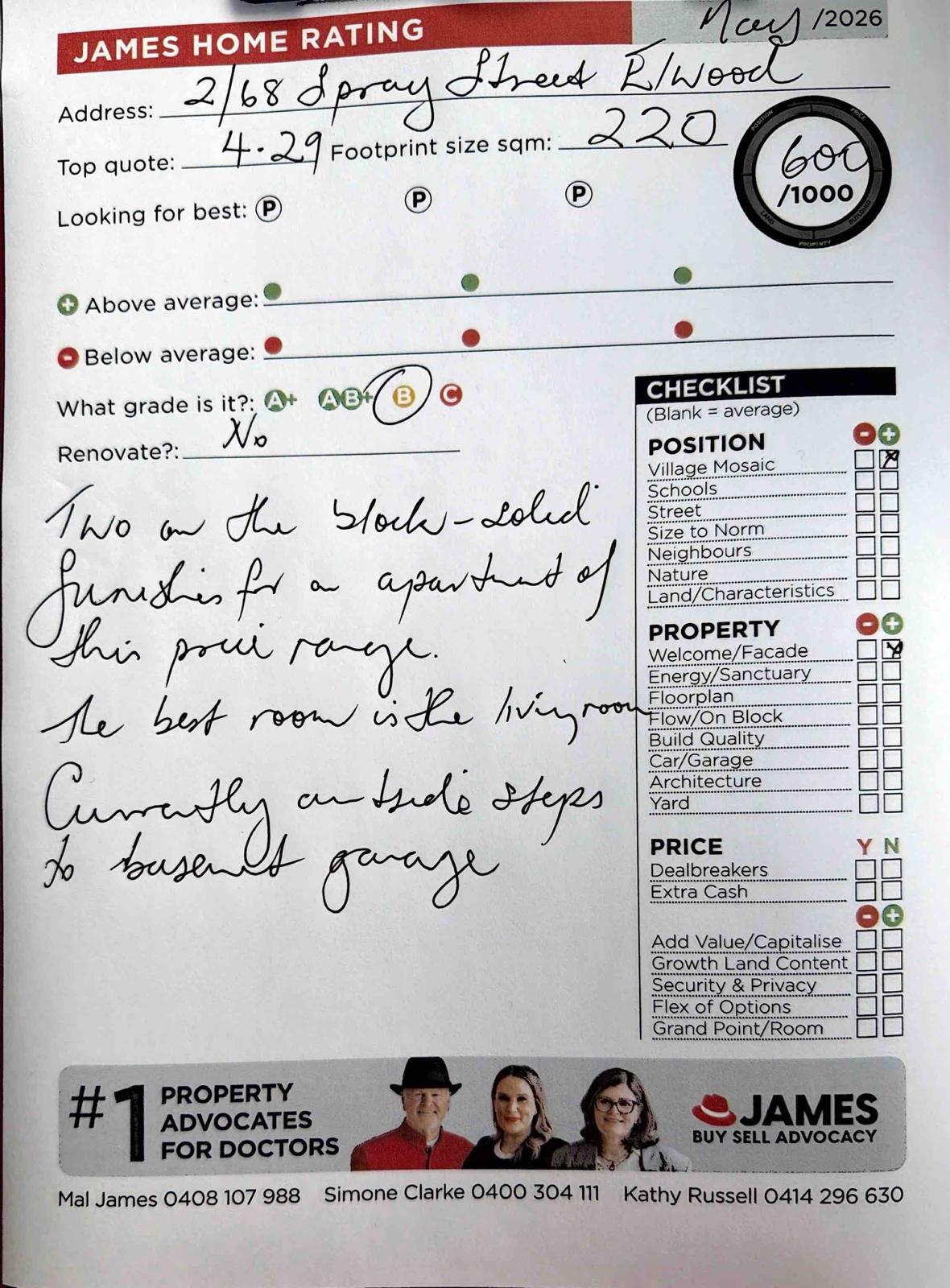 2/68 Spray Street Elwood – James Buyer Advocates