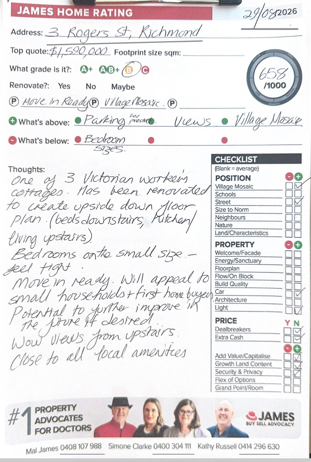 3 Rogers Street Richmond – James Buyer Advocates
