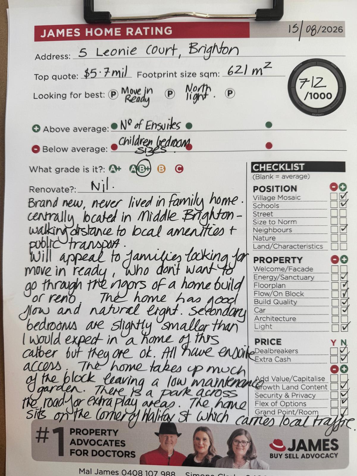 5 Leonie Court Brighton – James Buyer Advocates