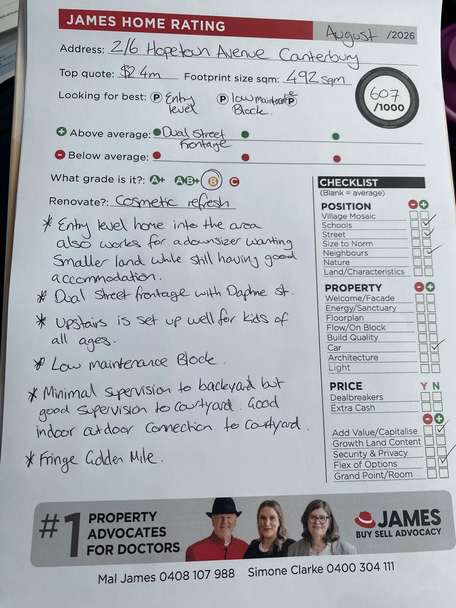 2/6 Hopetoun Avenue Canterbury – James Buyer Advocates